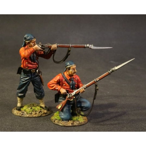 Two Infantry Firing & Loading, 11th Regiment New York Volunteer Infantry