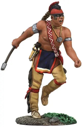 Iroquois Warrior Attacking with Tomahawk No.1