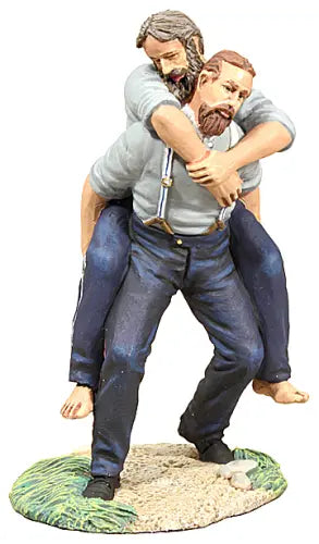 Evacuation of the Hospital Set No.2, 24th Foot Private William Jones Carrying Patient