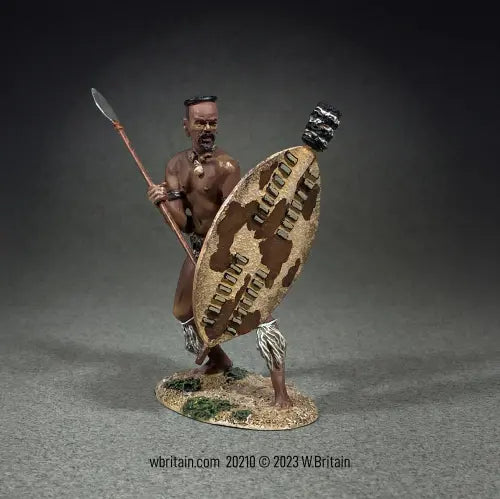 Zulu Warrior Counting Rifles