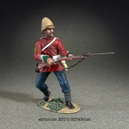24th Foot, Colour Sergeant Bourne Defending with Bayonet