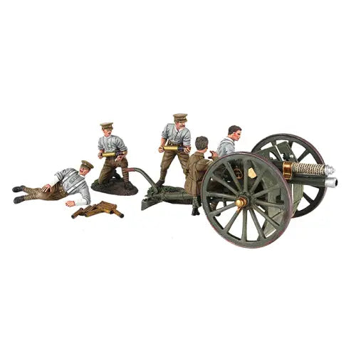 British 13 Pound Gun Royal Horse Artillery with Five Man Crew