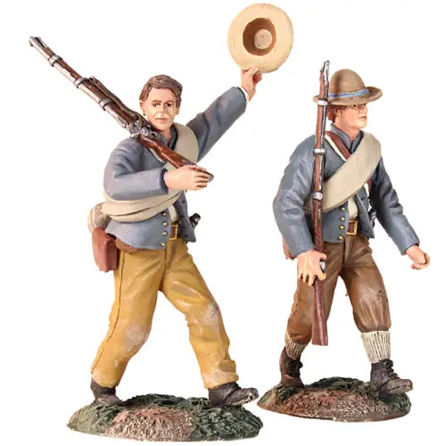 Huzza For the Company - Confederate Infantry