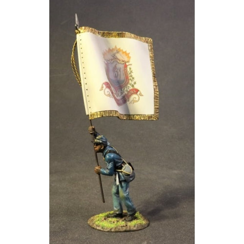 Standard Bearer with Regimental Colors, 54th Regiment Massachusetts Volunteer Infantry