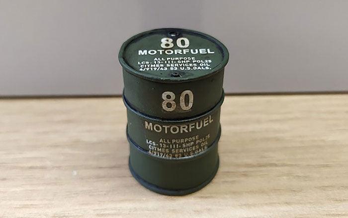 4 US Barrels with 80 Motorfuel Markings