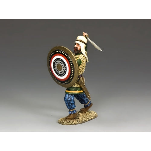 Persian fighting swordsman