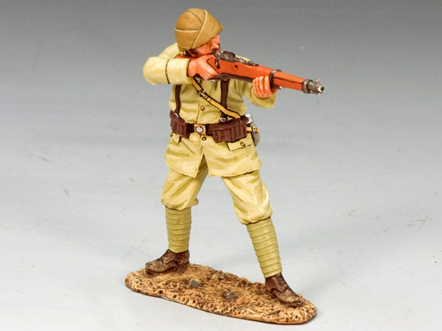 Turkish soldier standing firing