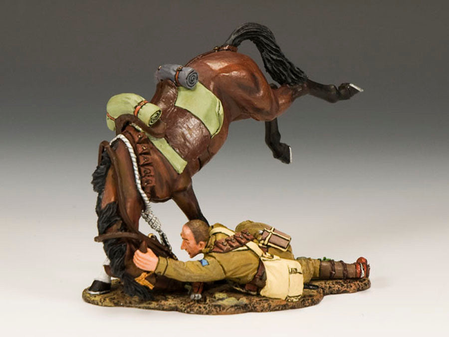 Collapsing horseman