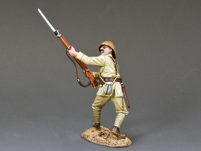 Turkish soldier thrusting bayonet