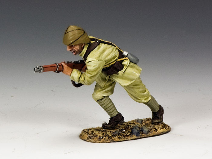 Charging turk with rifle