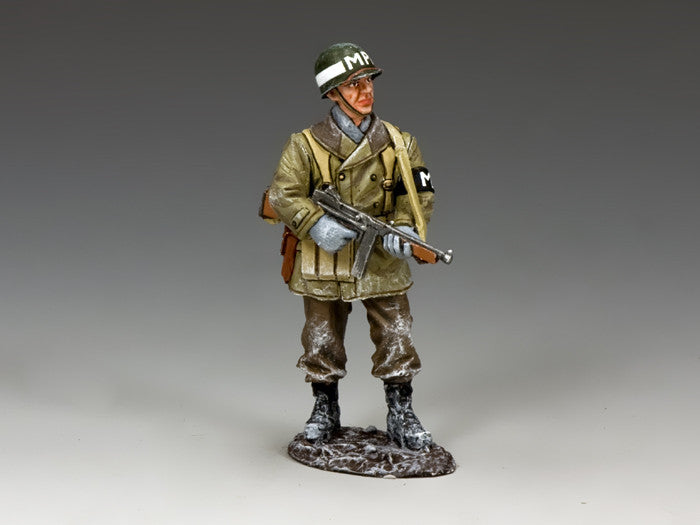 Standing military policeman