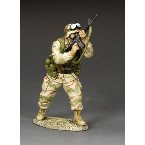 Ranger Firing upwards with M16A2