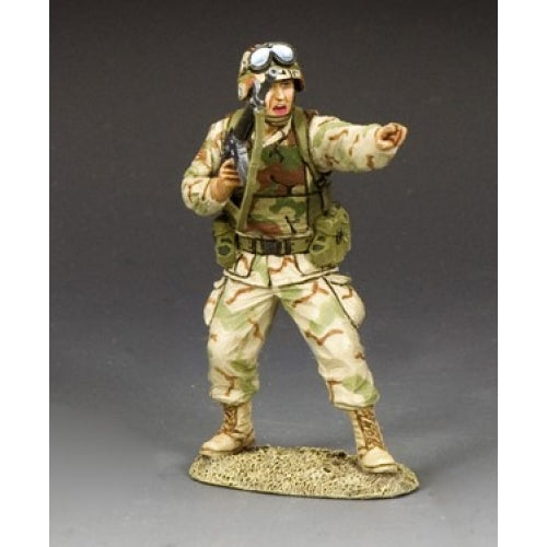 Ranger NCO shouting orders