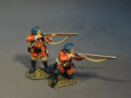 Light Infantry Company,  2 Figures Skirmishing