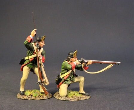 The Destructives, Butler's Rangers, 2 Rangers Skirmishing (2pcs)