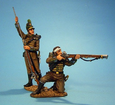 Portuguese 1st Cazadores,1809,  Loading and Firing #1