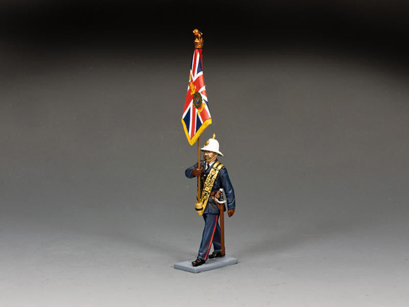 Royal Marines Officer with Queen's Colour