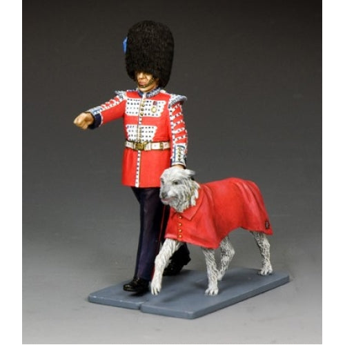 The Irish Guards Mascot 'Seamus' and Handler