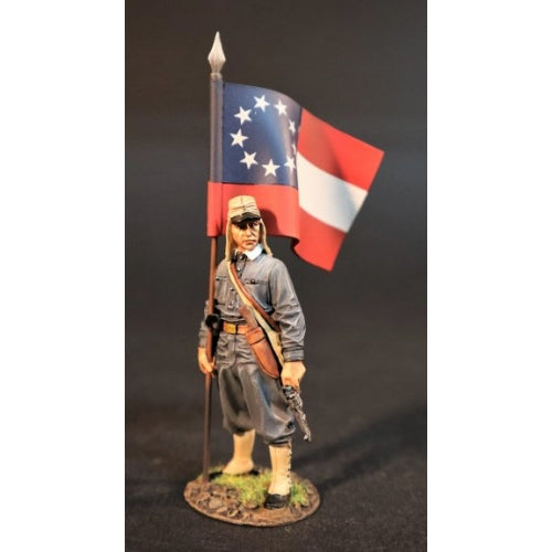 Flagbearer Liberty Hall Volunteers, Co. I, 4th Virginia Regiment, The Army of the Shenandoah