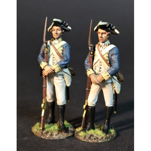 2 Infantry Standing, 5th VA Regt., Co.K Continental Morgan Guards