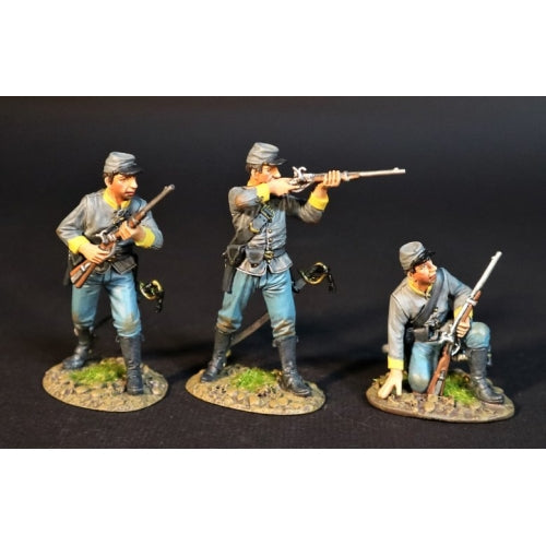 3 Dismounted Confederate Cavalryman