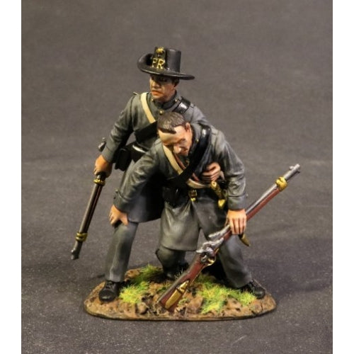 Two Wounded Infantry, 4th South Carolina Infantry, Co B Palmetto Riflemen