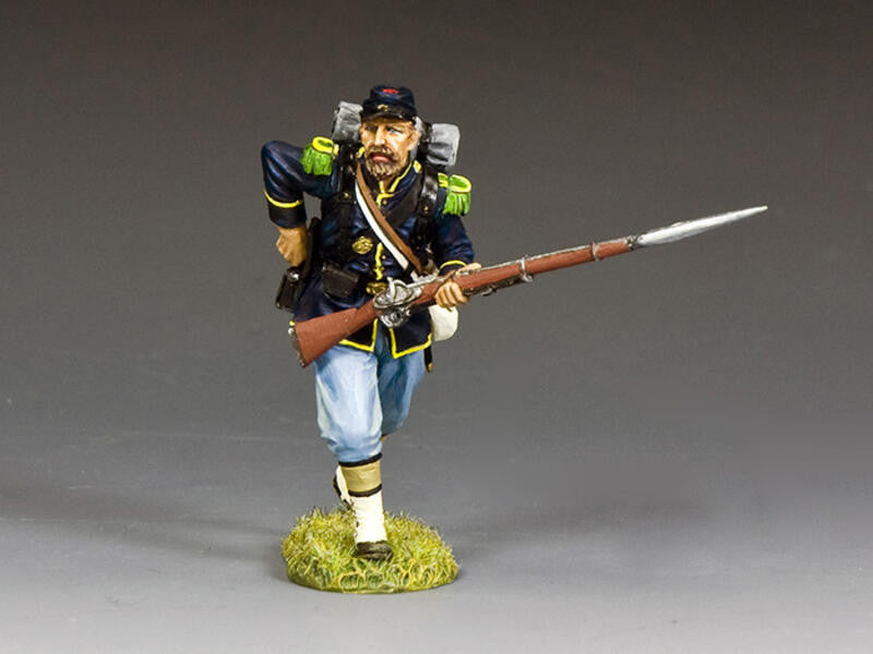 Infantry Reaching For A Cartridge