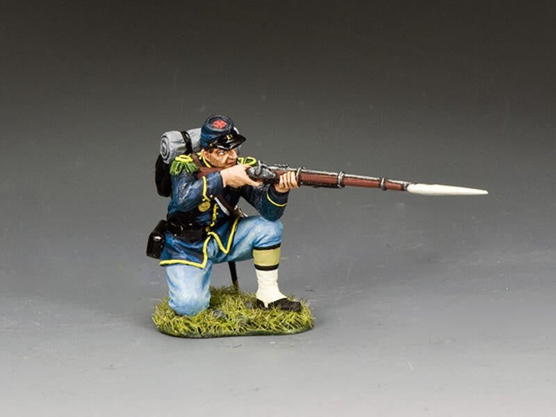 Kneeling Infantryman Firing Rifle