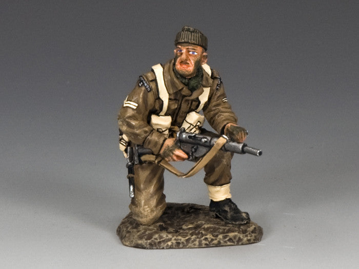 Kneeling with Sten Gun