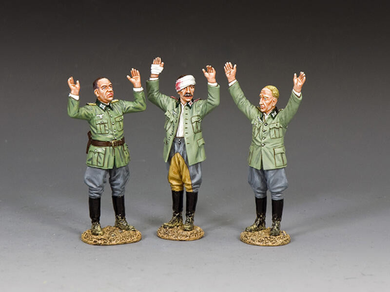 3 Captured German Officers