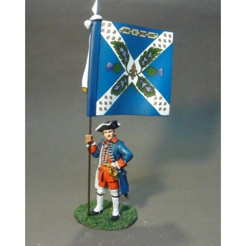Royal Ecossois, Officer with Regimental Colours