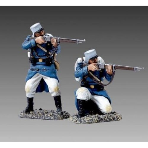 Standing and Kneeling Firing clean shaven