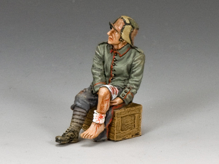 Sitting wounded Fritz
