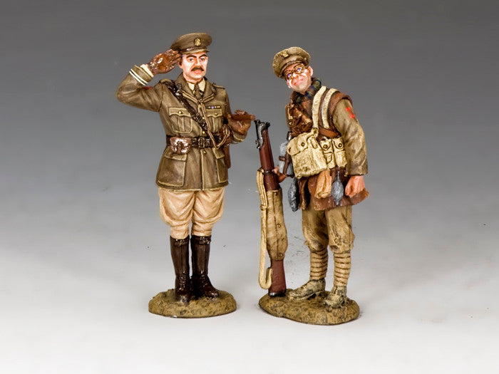 Capt Edmund Blackadder & Pvt Baldrick