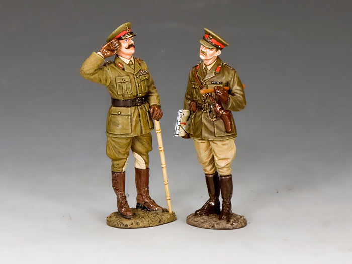 General Melchett & Captain Darling