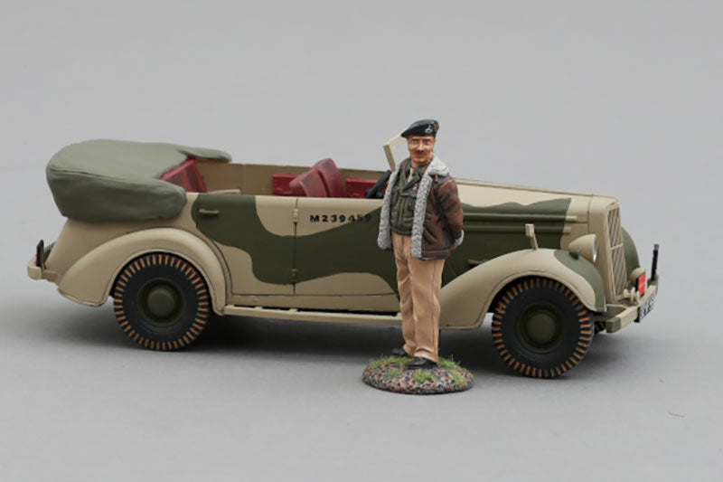 Super Snipe Allied Staff Car with Monty - Middle East Desert Colors