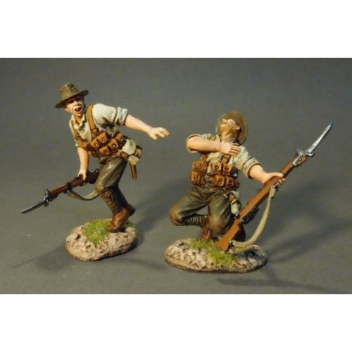 Running ANZAC Casualties - White Shirts, Gallipoli