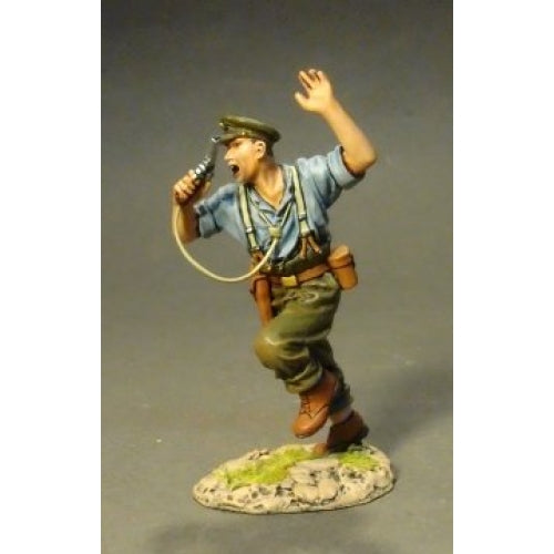 Charging ANZAC officer