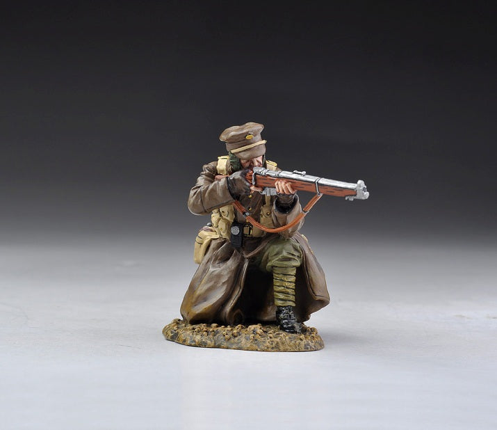 British Kneeling Rifleman in Great Coat