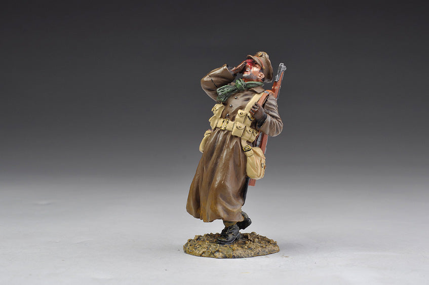 British Casualty in Great Coat