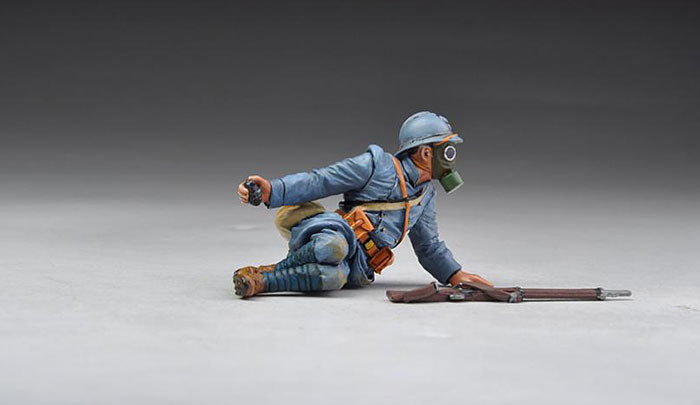 French Grenadier in ARS Gas Mask