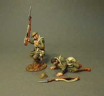 2 Infantry Advancing   (2 pcs)