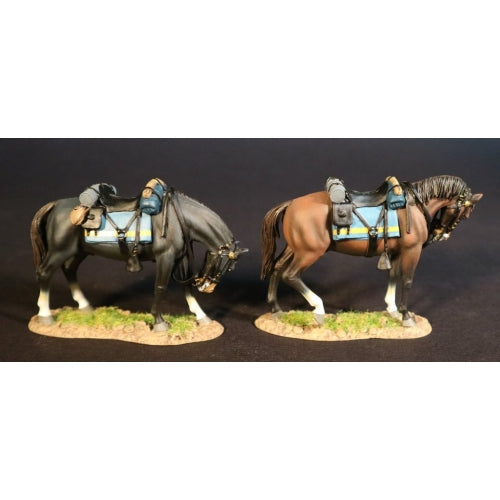 2 United States Cavalry Horses