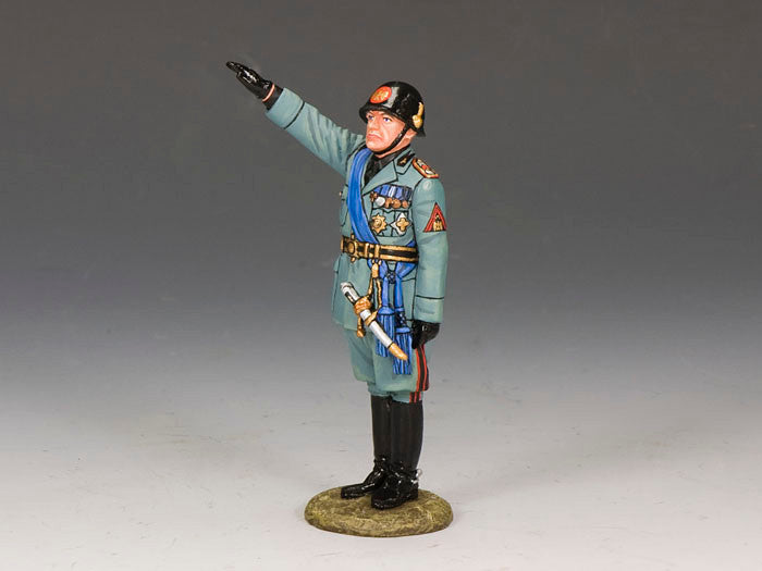 Duce Saluting