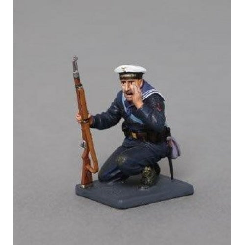 Shouting Kriegsmarine Soldier - Square Base