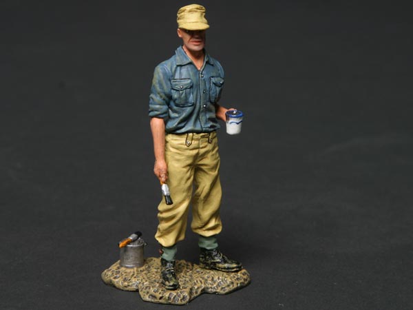 Ground Crewman with Paint Brush