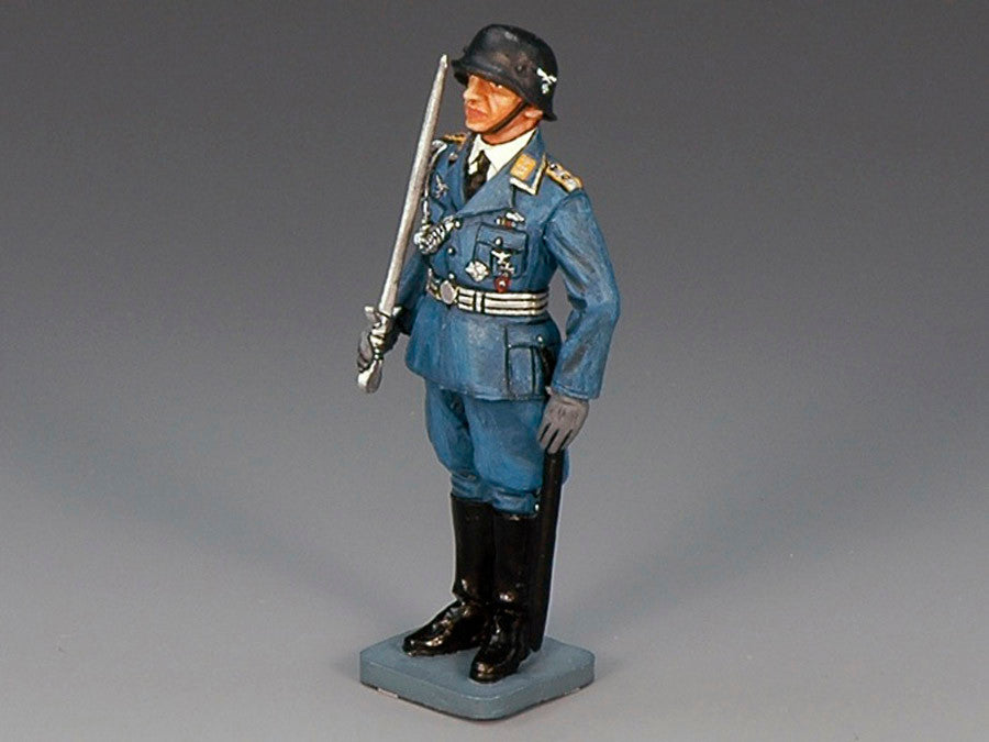 Standing Officer Saluting