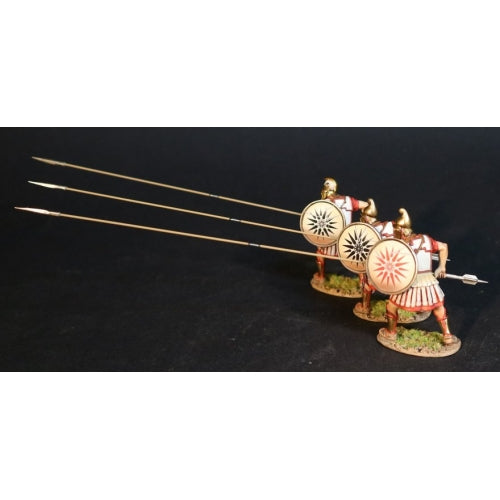 Three Phalangites with White Shields