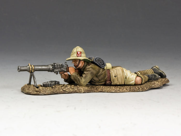 Lying Prone Lewis Gunner
