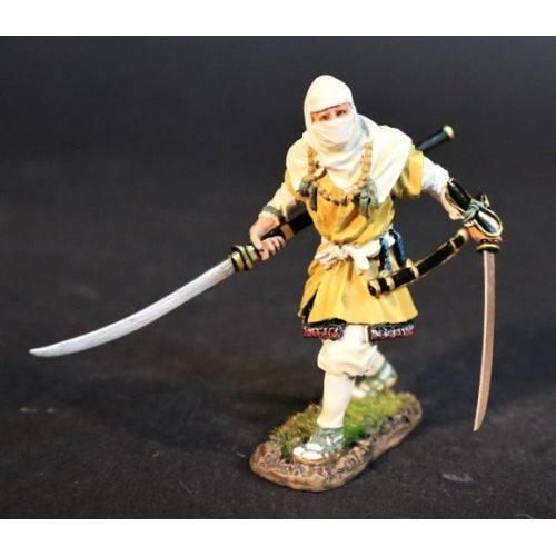Warrior Monk with swords (Yellow)